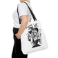 Witchy Staying Alive with Coffee Tote Bag