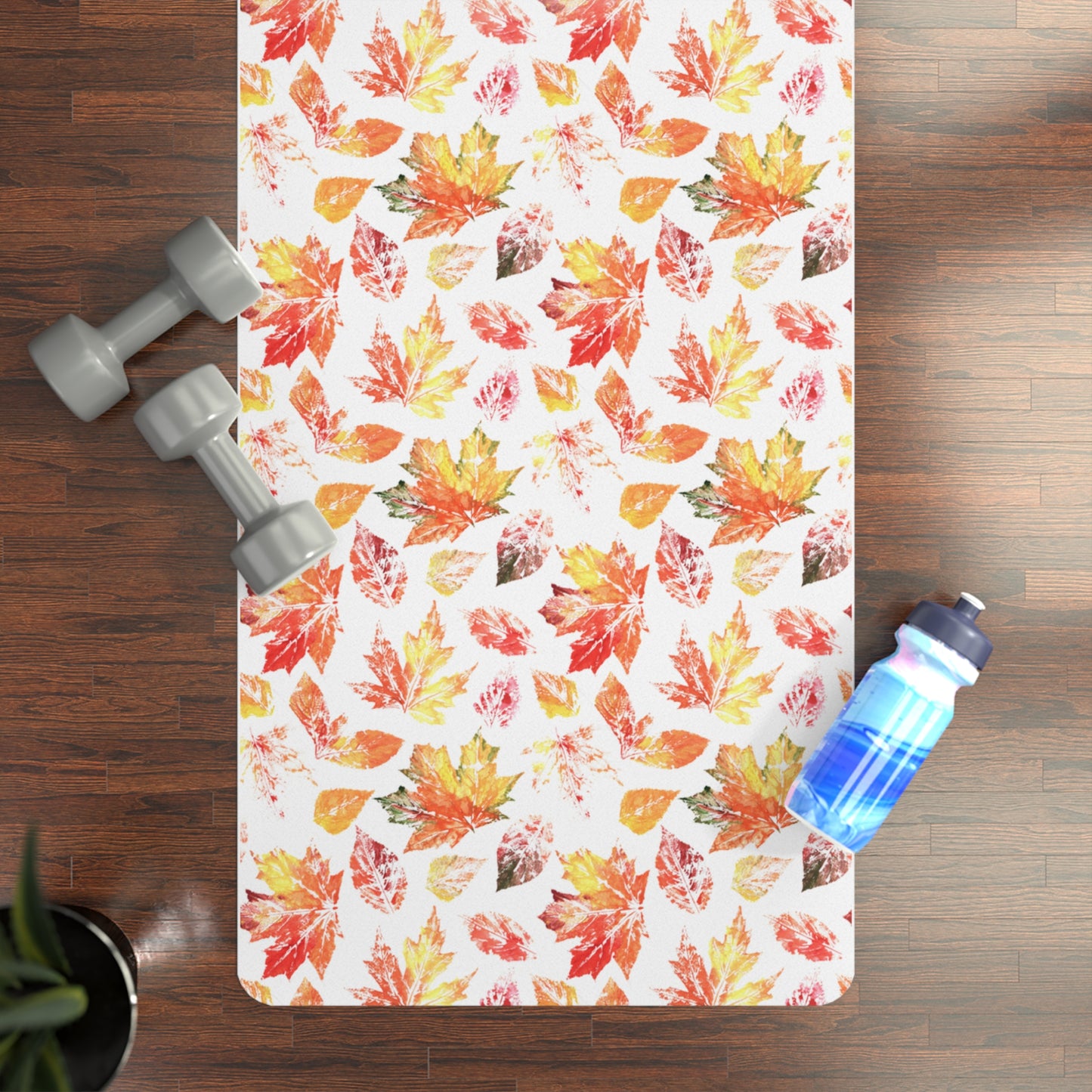 Hello Fall Rubber Yoga Mat