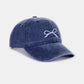 Zenana Bow Embroidered Washed Cotton Caps