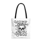 Skeleton Homebody Tote Bag