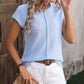 Mandy Rolled Cap Sleeve Round Neck Sweater Vest